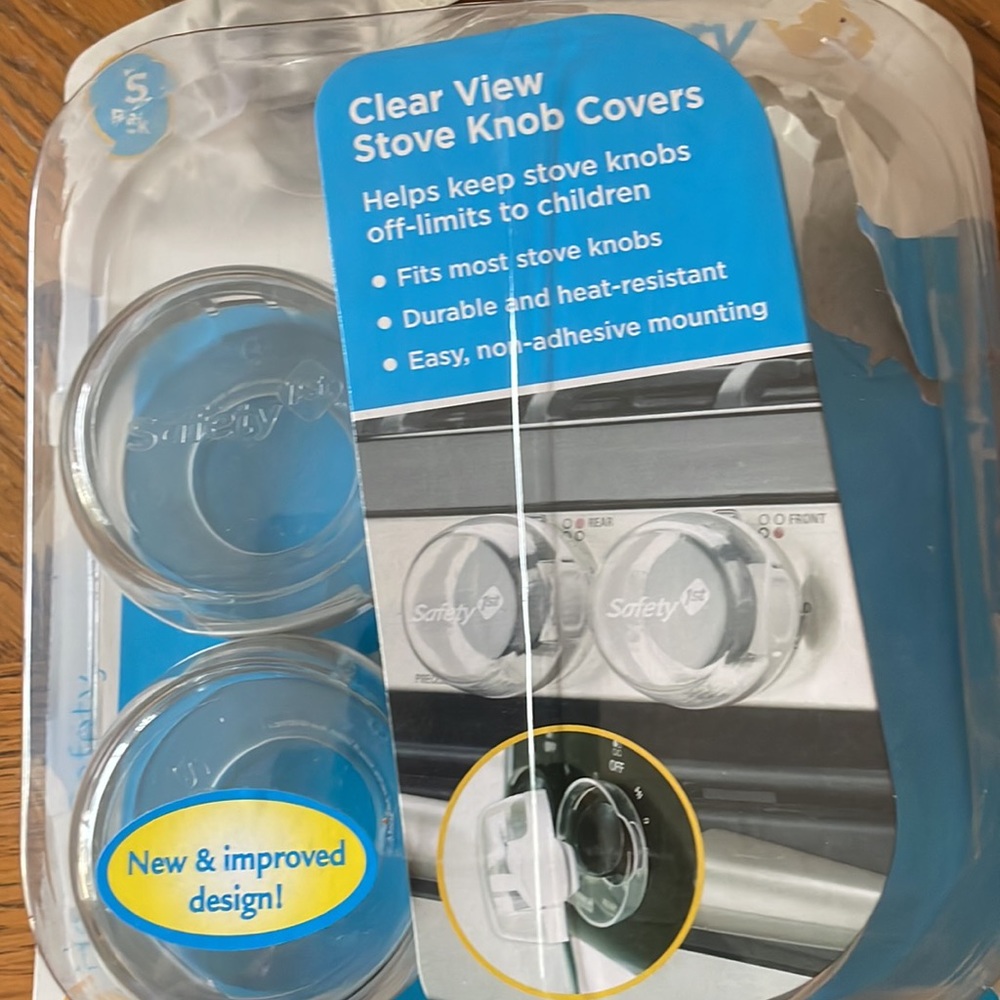 Safety 1st Clear Stove Knob Covers (1 pack of 5)